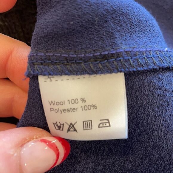 Lattori Blue and Orange Dress Size Small - Picture 4 of 7